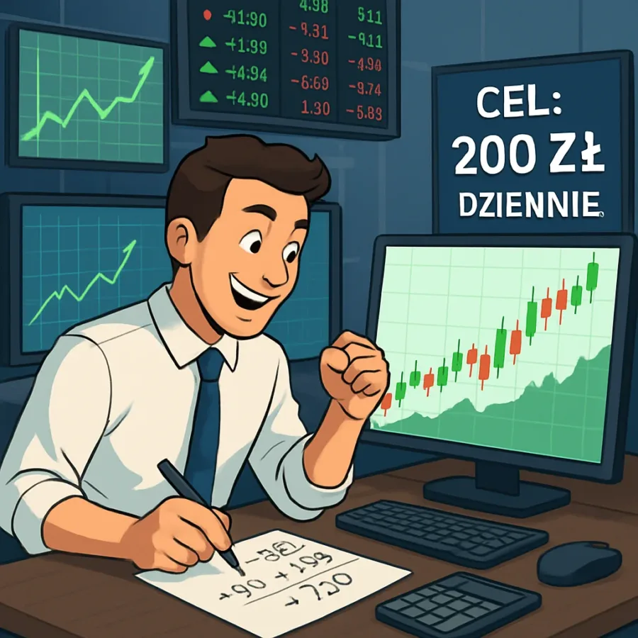 Jak zarobić na giełdzie 200 zł dziennie bez ryzyka?